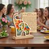 Friendship Elephant Jewelry, Colorful Pattern with Story Card, Elephant Jewelry, Female Friendship Elephant Jewelry Pendant Gift, Birthday Gift