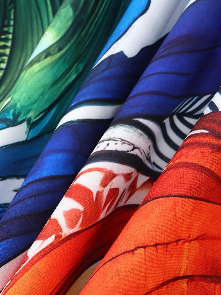 EDOLYNSA Шикарный женский халат больших размеров, кафтан, китайский узел с v-образным вырезом, благоприятный узел, богемное платье, купальник, накидка, домашняя одежда Q1634