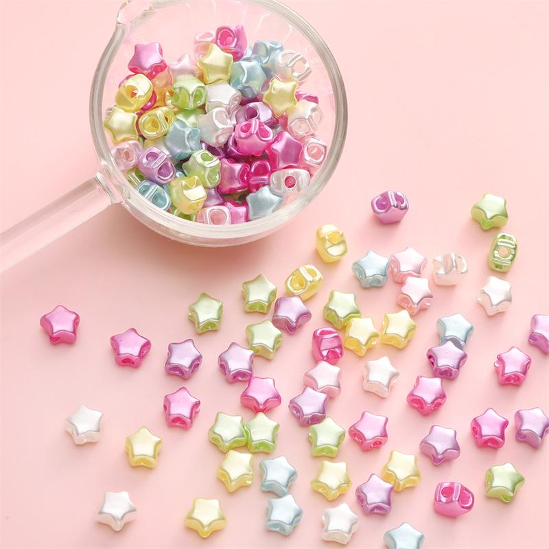 Акриловая перламутровая подвеска в виде звезды для сережек и браслетов своими руками