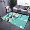 Genshin игра ковер с мультяшным принтом ковер для гостиной спальни нескользящий коврик для детской игровой комнаты ковер реквизит для фотосъемки