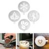 Coffee Foam Art Templates Baking Cake Decoration for Mousse