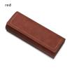 Hot Waterproof Hard Frame Eyeglass Case Leather Glasses Case For Men Women Reading Glasses Box Multicolor Spectacle Cases