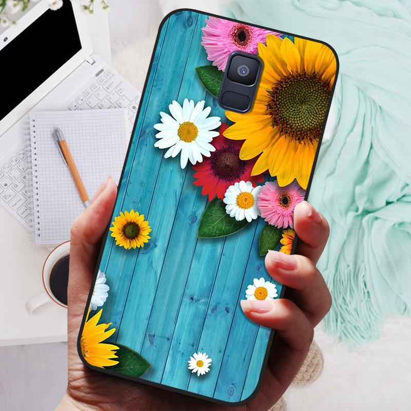 Для Samsung Galaxy A8 Plus 2018 Чехол Черная Крышка Лев Волк Силиконовые Мягкие Задние Чехлы Для Samsung A8 2018 A530 A530F Чехол для телефона