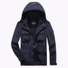 Mens Bomber Jacket Casual Male Overcoat Tactics Windbreaker Jacket Mens Hooded Jackets Clothing