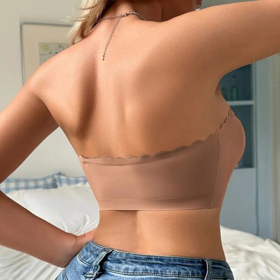 Бюстгальтеры без бретелек для женщин, беспроводная застежка спереди, бюстгальтер-бандо, бесшовный пуш-ап, бюстгальтер-бралетты, собирающийся в сборку