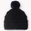 Baby Knitted Hat, Versatile Children's Autumn and Winter Hairball Warm Hat, Warm Baby Wool Hat