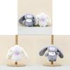 Adorable Plush Rabbit Pendant With Soft Pp Cotton Filling For Cute Bag Decoration