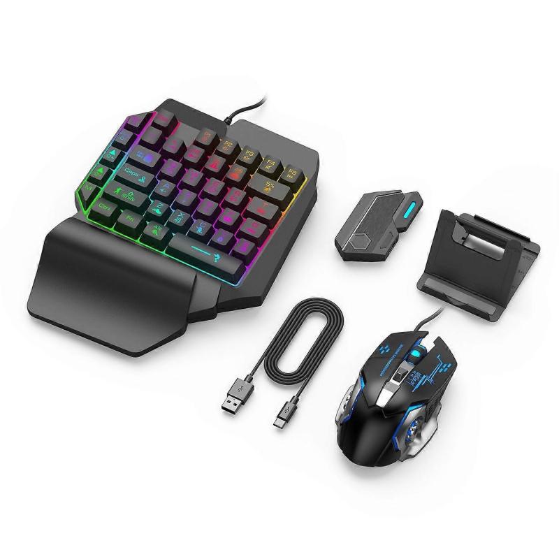 GAMWING Mix SE Converter Keyboard Mouse Phone Holder Combo Pack for Mobile Phone Games