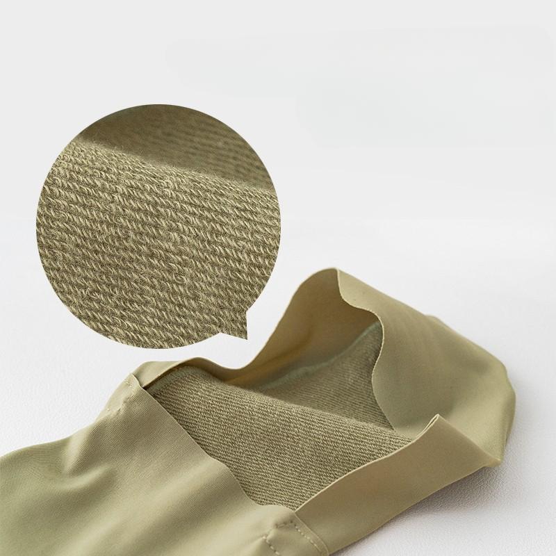 Men Ice Silk Seamless Boat Socks Breathable Cotton Bottom Silicone Non-slip Ankle Invisible Socks for Men