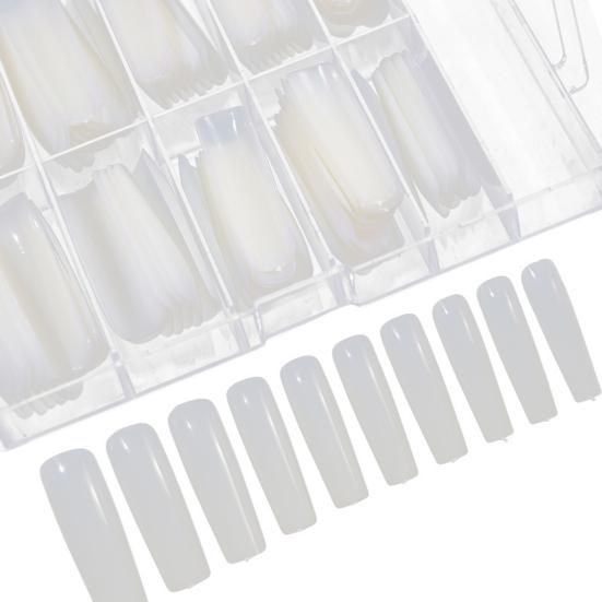 100 шт. накладных ногтей, простых в использовании, устойчивых к поломкам, мини-полезных заостренных аксессуаров для женщин