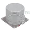 Emergency Stop Button Cover Lockout Transparent Visual Plastic Stop Push Button Protection Cover
