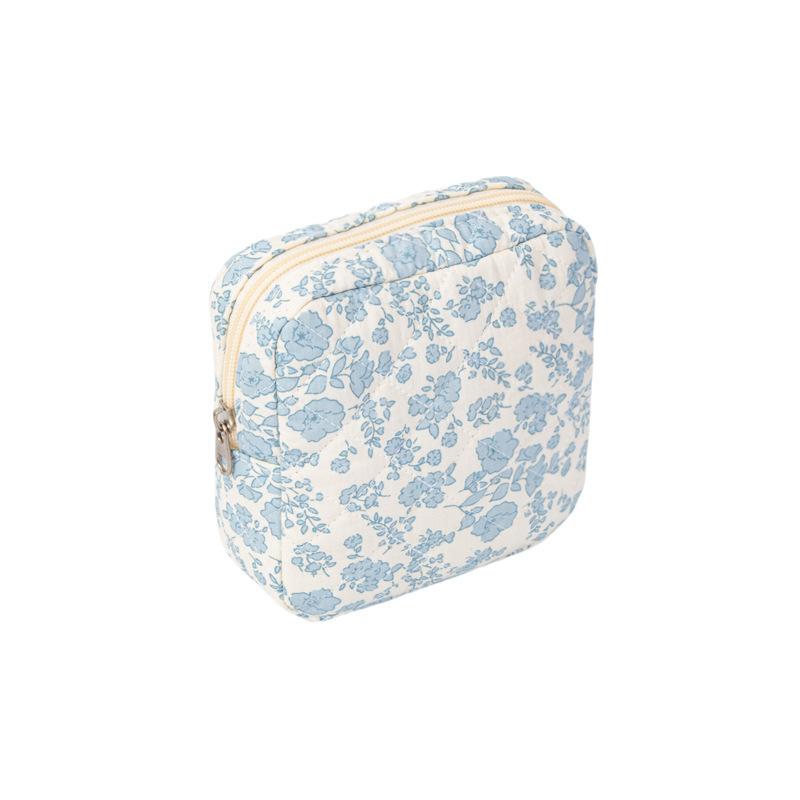 Женская портативная гигиеническая сумка для хранения тампонов, хлопковая дорожная сумка для хранения косметики, литературный кошелек на молнии для хранения мелочей