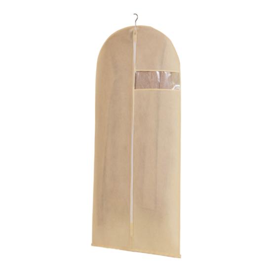 Garment Bag Dustproof Clothing Cover with Transparent Window Zipper Closure Closet Organizer Coat