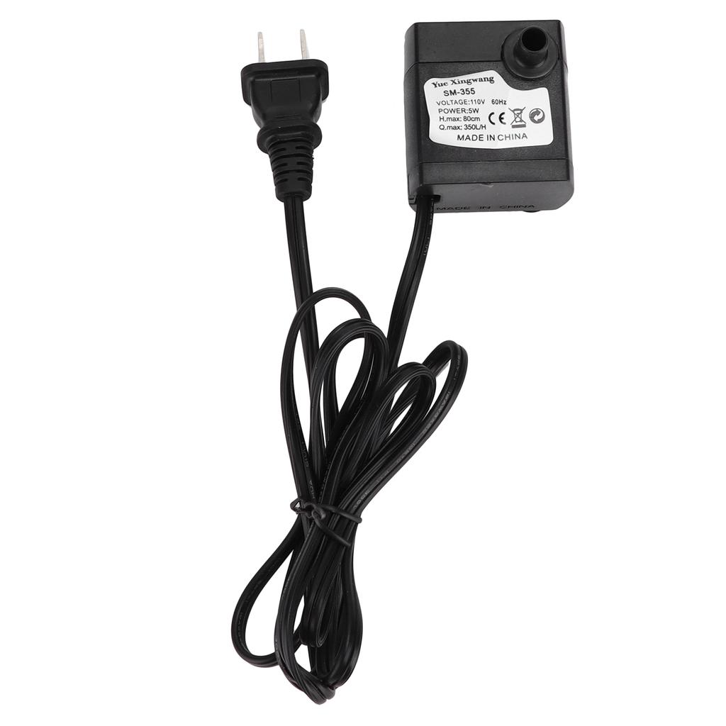 Small Submersible Pump Quiet and WearResistant Fish Tank Fountain Submersible Pump 5W