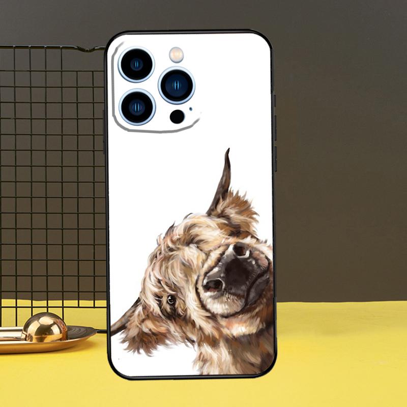 Чехол для телефона Highland Cows для iPhone 15 14 13 12 11 Pro Max X XR XS Max 7 8 Plus 12 13 Mini задняя крышка