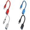 2 шт. OTG кабель TYPE-C к USB гнездовой кабель-адаптер для Samsung Macbook Huawei Xiaomi Realme POCO USB-кабель-адаптер Тип C
