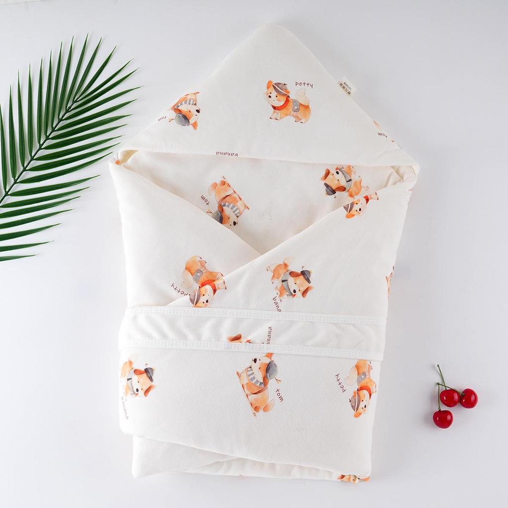 Pure Cotton Newborn Swaddle Blanket for Baby - Ideal for Spring, Summer, and Autumn