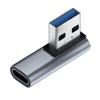 Конвертер Type-C «мама» в USB 3.0 «папа» 10 Гбит/с, Type-C в USB 3.0 с углом 90 градусов для удлинительного разъема USB-C.