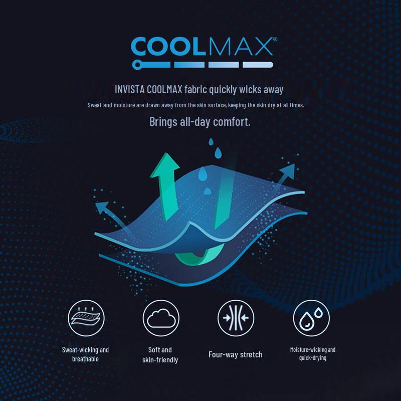 Мужская быстросохнущая охлаждающая футболка TOLU-ZHE COOLMAX