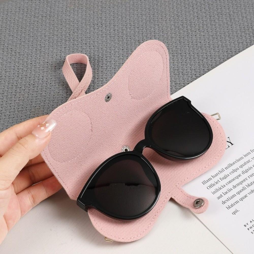 Portable Sunglasses Storage Cover Hanging Glasses Protective Sleeve Cute Eyeglasses Case