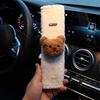 Cute Bear Decor Car Seat Belt Strap Cover Fastener Tape Soft Plush Seat Strap