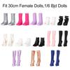 Plastic Female Fashion Doll Shoes Socks Accessories Long Knees Boots Hero Dolls Boot
