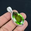 Подвеска из натурального граненого драгоценного камня перидота, серебро 925 пробы, ювелирные изделия-подвески, серебряные подвески ручной работы для подарка, пасхальный подарок