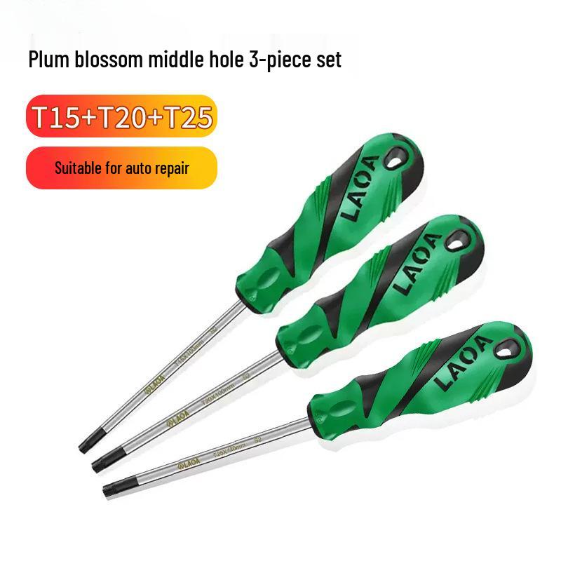 Набор магнитных шестигранных отверток Plum Blossom с насадками T15, T20, T25, T30