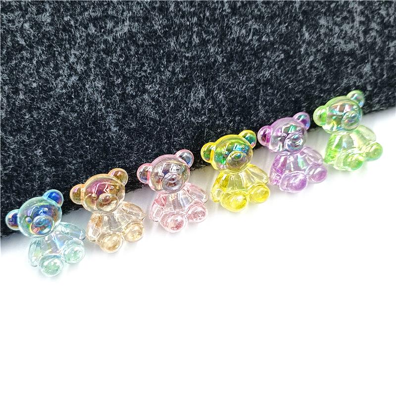 Ожерелье-браслет «сделай сам» для 10 шт. изготовления ювелирных изделий AB свободные бусины оптом кулон бусины «кролик-медведь»