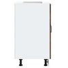 Lucca Kitchen Base Cabinet Smoked Oak Finish Wood Based Material
