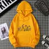 Rose Butterfly Impossible Letter Graphic Print Women Sweatshirt Fashion Hooded Loose Casual Hoodies Fleece Soft Clothing