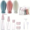 Travel Refillable Bottle Set Spray Lotion Shampoo Shower Gel Tube Bottling Cosmetic Empty Liquid Container Portable Tool Refill