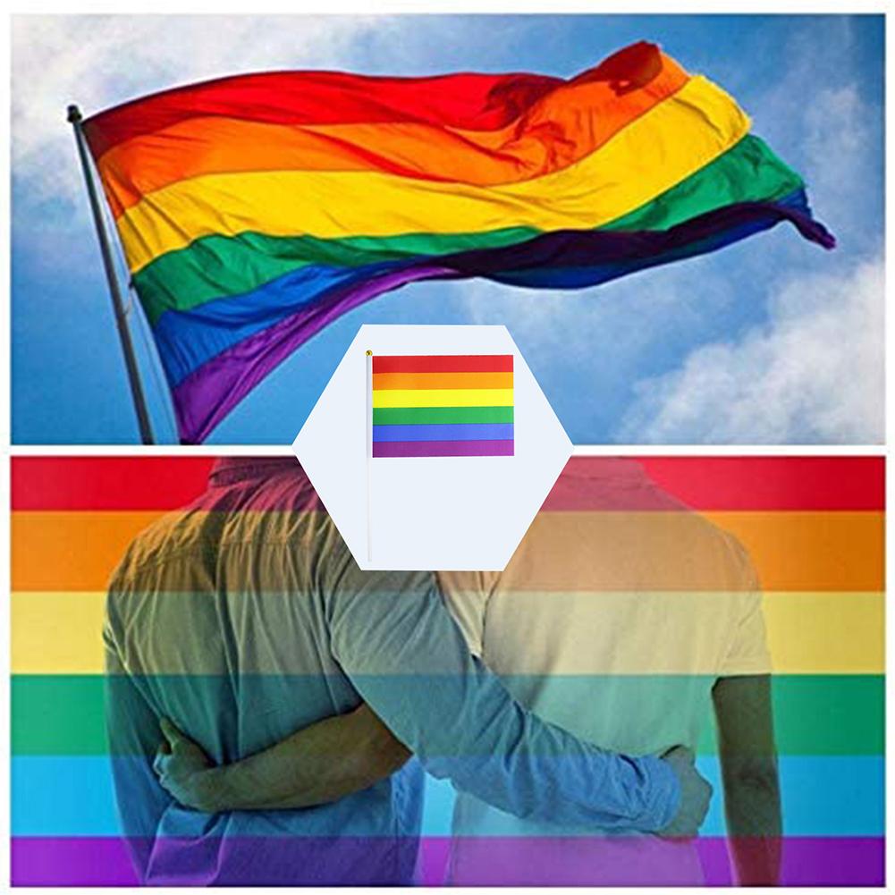 90X150cm Rainbow Flags Vivid Color Progress Pride Rainbow Flag UV Fade Proof Canvas Header Brass Grommets for Home/Outdoor Decor