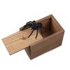 Funny Wooden Scare Box Scary Spider In The Case Prank Joke Trick Play Toys Gift
