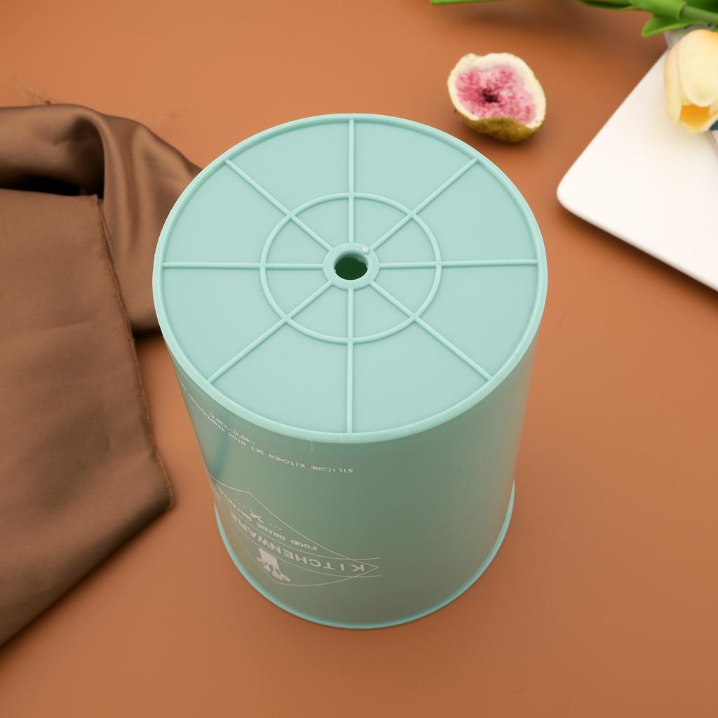 Зеленый силиконовый набор кухонных принадлежностей, антипригарная посуда, лопатка, венчики для яиц, деревянная ручка, набор кухонных инструментов