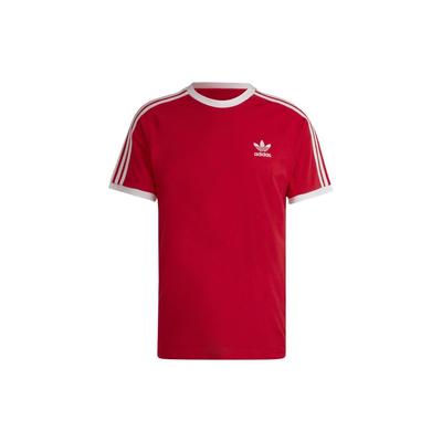 adidas Футболка Adicolor Classics с 3 полосками, цвет Better Scarlet, мужские топы, красный, IA4852
