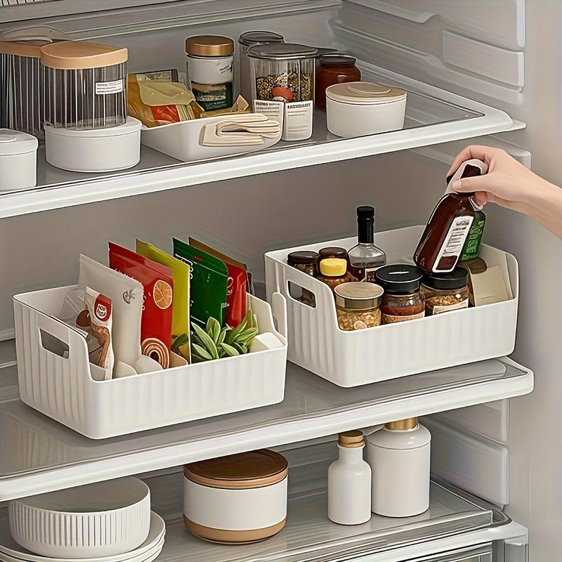 1pc Spice Storage Box, Versatile Kitchen Organizer for Condiments, Snacks & Small Items - Ideal for Countertop Use, Removable Separation Spice Rack