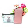 Zipper Transparent Coin Purse Candy Color Card Storage Bag Simple Small Wallet  Lady