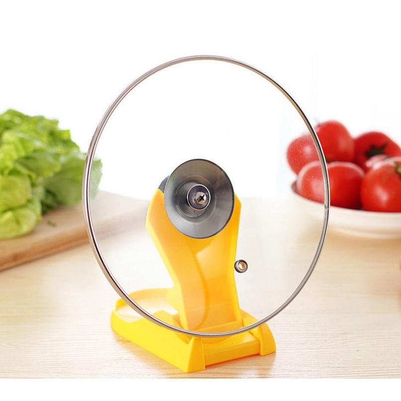 Sleek Plastic Kitchen Pan Pot Cover Holder With Multifunctional Use And Classic Design