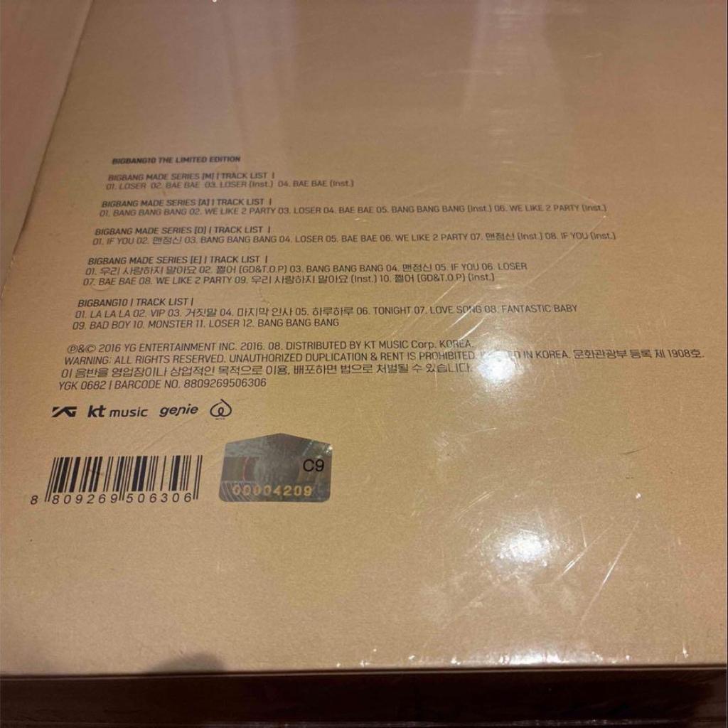 [USED] BIGBANG10 THE LIMITED EDITION
