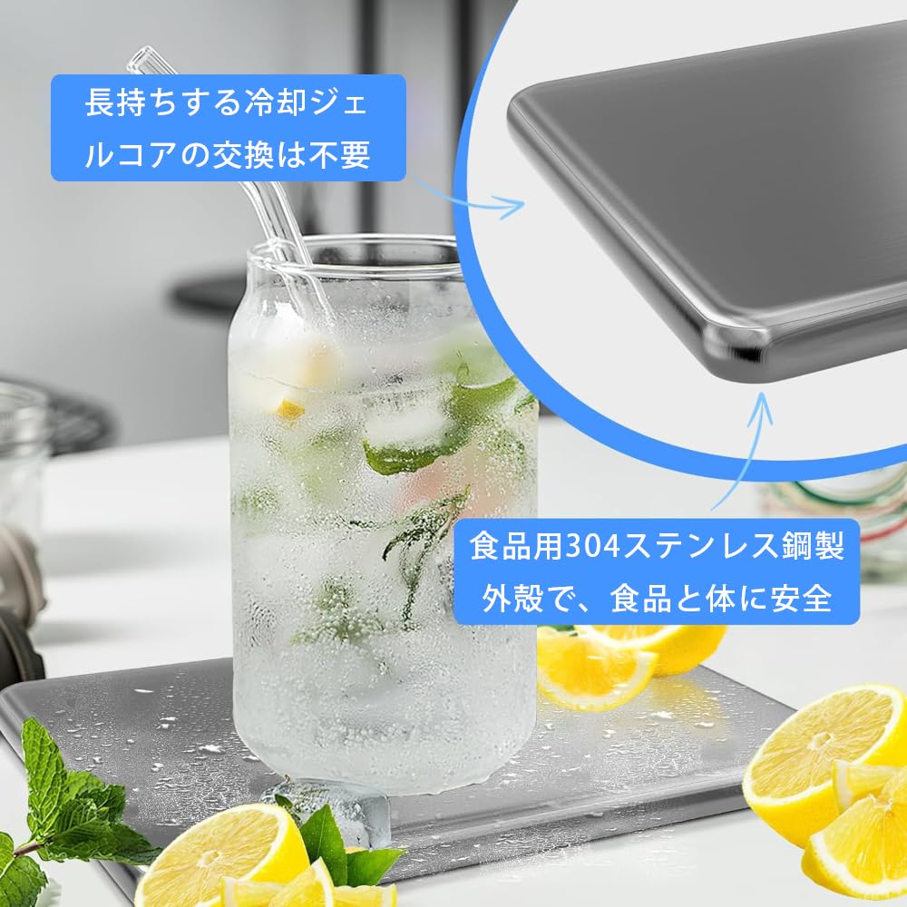 Пакеты со льдом из нержавеющей стали Monster для идеально подходят для ланч-боксов и набор из 2 штук Долговечные, мощные, охладители, долговечные, многоразовые, тонкие,