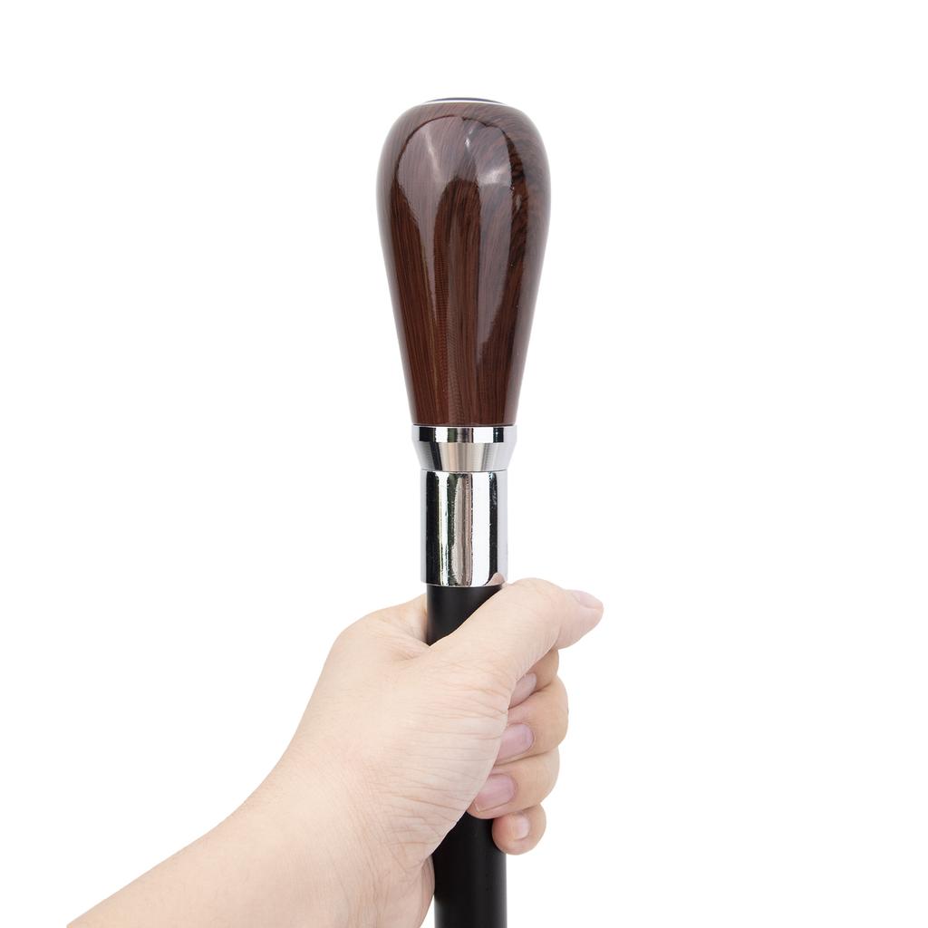 Коричневый деревянный рычаг переключения передач, роскошная модная трость, декоративная палка, джентльмен, элегантная трость для косплея, набалдашник, посох 92 см