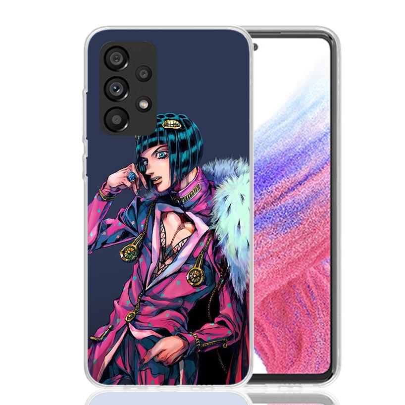 JoJo Adventure Bruno Buccellati Phone Case for Samsung Galaxy A52 A51 A50S A12 A22 A32 A72 A10S A30S A31 A71 Note 20 Ultra 10 Pl