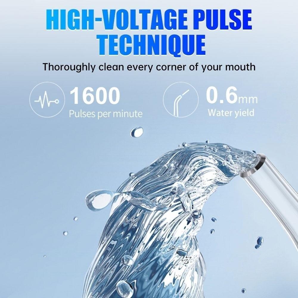 Portable Water Flosser Pulse Technology Teeth Cleaner Oral Irrigator  Travel Home Use