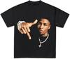 Графические унисекс футболки Youngboy Never Broke Again Плотный хлопок