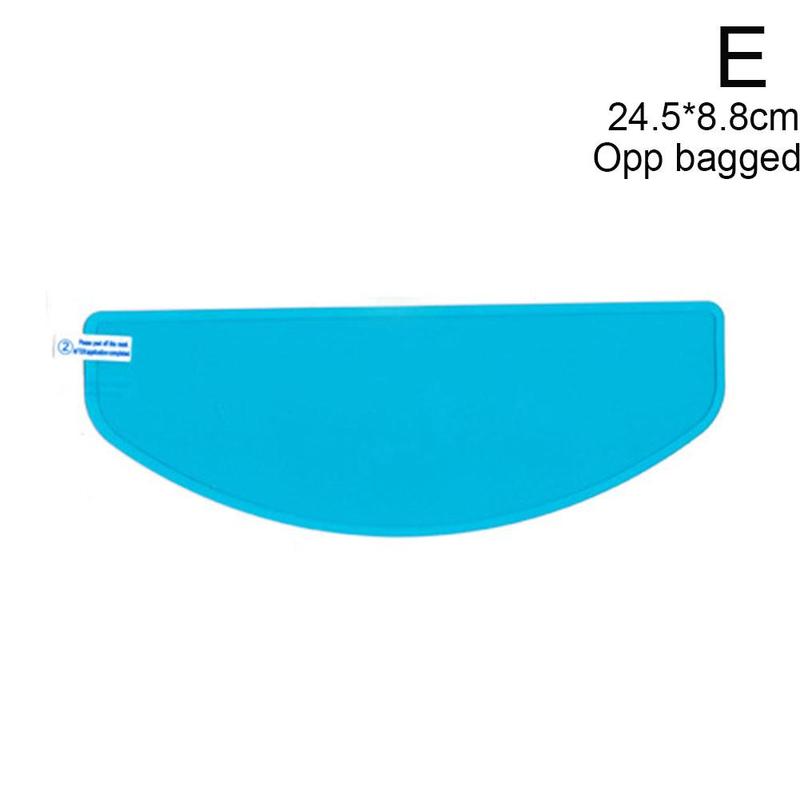 6 Type Helmet Clear Anti-Fog Patch Film Universal Lens Film For Motorcycle Visor Fog Resistant Racing Accessories