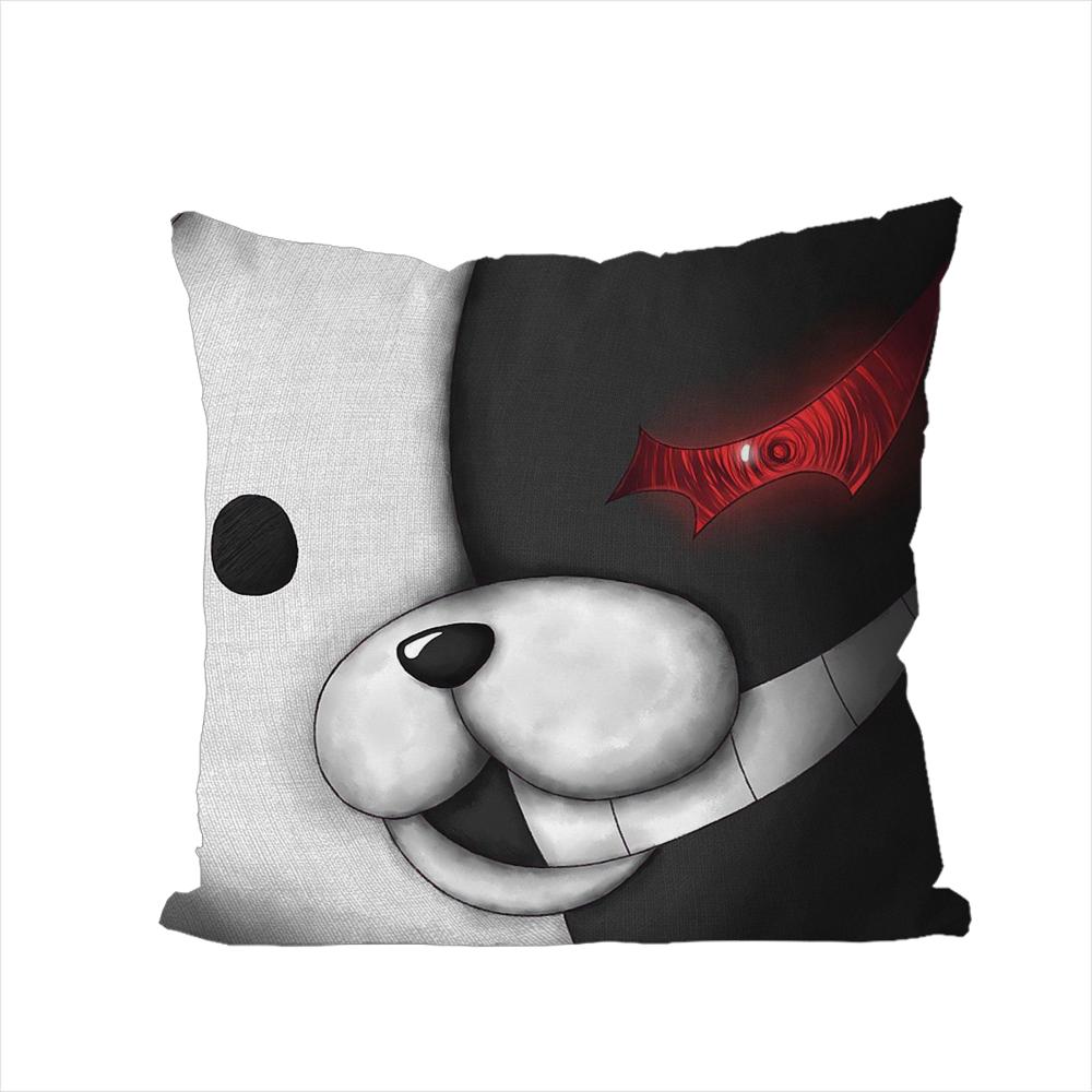 Наволочка Danganronpa Для Авто Дивана Декоративная Домашняя Двусторонняя Печать Плюшевая Квадратная Подушка Декоративная Наволочка