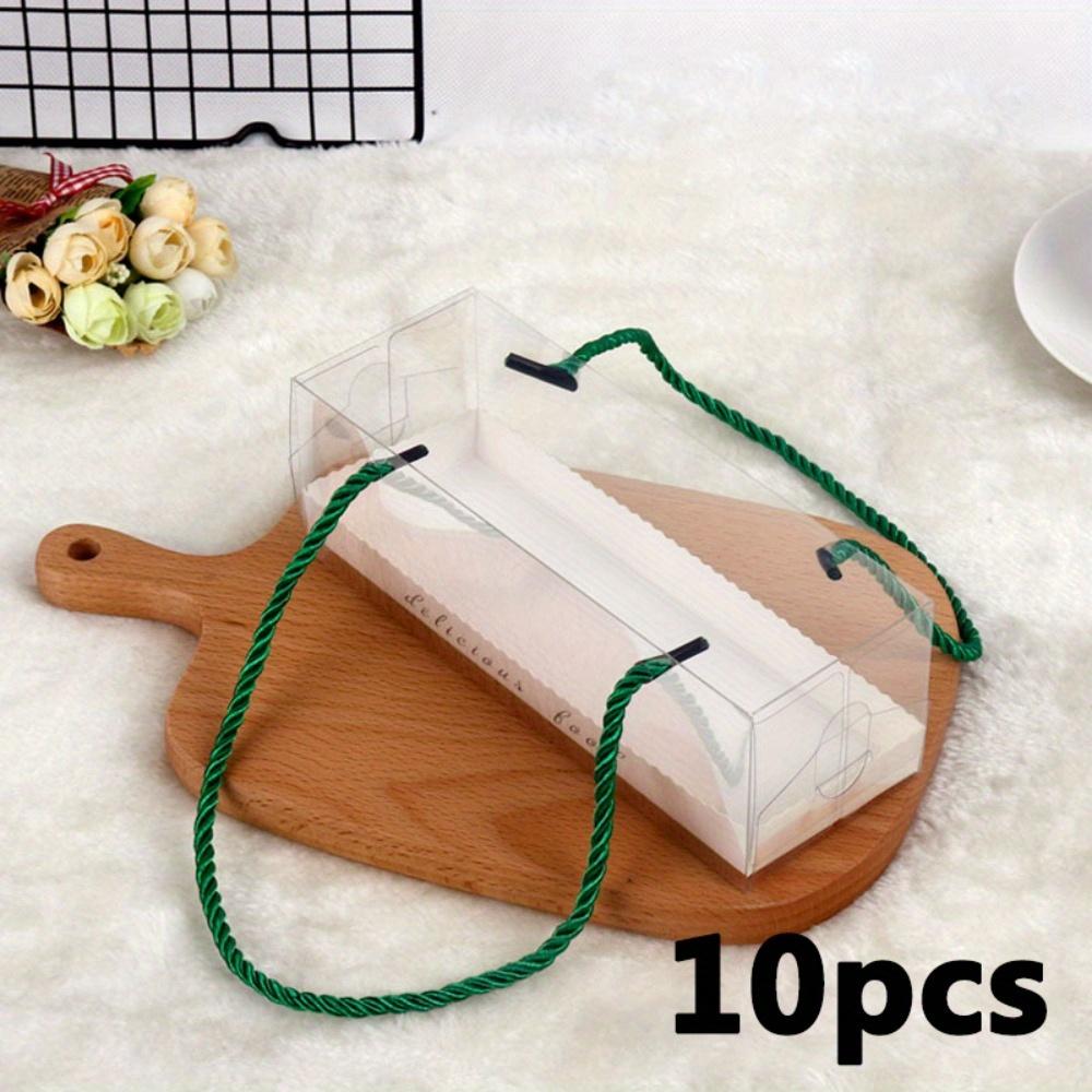 10 шт. Коробки для макарон, шоколадные трюфели, полностью прозрачные, с окном, коробки для выпечки, прозрачные коробки для клубники, коробки для печенья, коробка для выпечки с окном