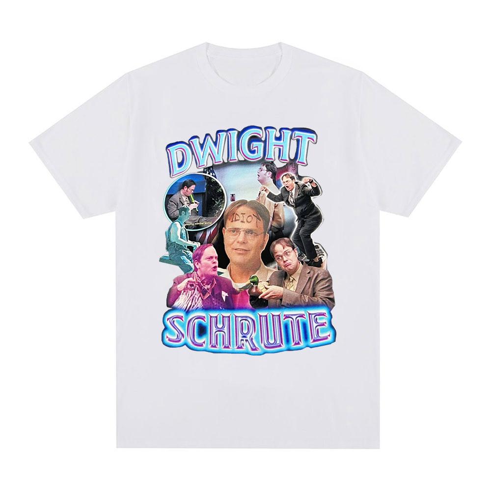 Dwight Schrute Homage T Shirt Tv Series The Office Michael Scott Jim Halpert T-shirt Men Women Cotton Casual Oversized T-shirts