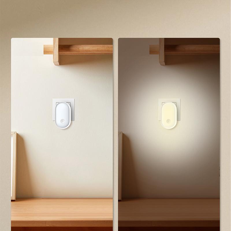 Светодиодный ночник настенный светильник EU Plug Light Control индукционный энергосберегающий светильник для защиты окружающей среды спальня домашний декор